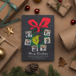 Dr. Seuss | Kerstmis Familie Fotokaart
