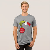 Dr. Seuss | Kerstmis met de Grinch Tri-Blend Shirt (Voorkant volledig)