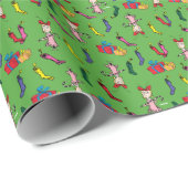 Dr. Seuss | knijpen | Cindy-Lou WHO-patroon Cadeaupapier (Rol Hoek)