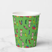 Dr. Seuss | knijpen | Cindy-Lou WHO-patroon Papieren Bekers (Achterkant)