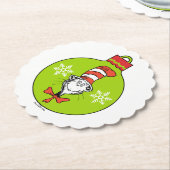 Dr. Seuss | knijpen | Classic The Cat in het Pet Kartonnen Onderzetters (Gekanteld)