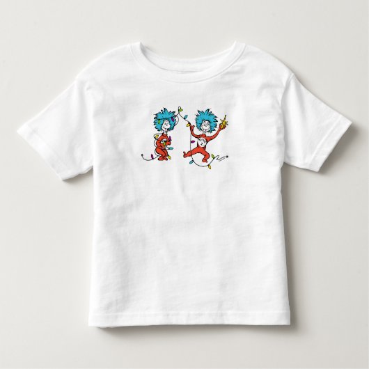 Dr. Seuss | knijpen | Ding One Thing TwDancing Kinder Shirts (Voorkant)