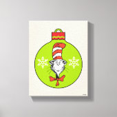 Dr. Seuss | knijpen | Kat in het Pet Ornament Canvas Afdruk (Voorkant)