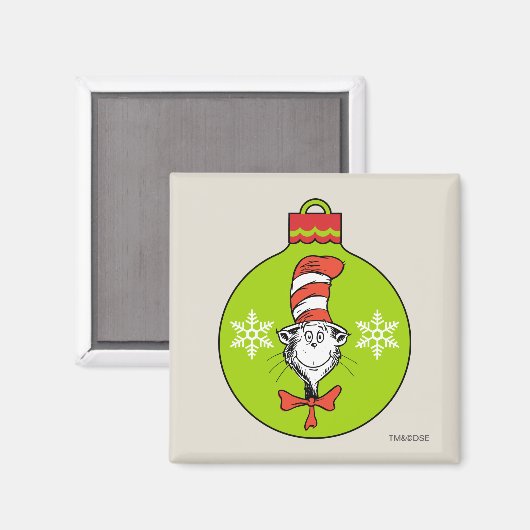 Dr. Seuss | knijpen | Kat in het Pet Ornament Magneet (Voorkant / Achterkant)