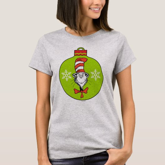 Dr. Seuss | knijpen | Kat in het Pet Ornament T-shirt (Voorkant)
