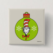 Dr. Seuss | knijpen | Kat in het Pet Ornament Vierkante Button 5,1 Cm (Voorkant)