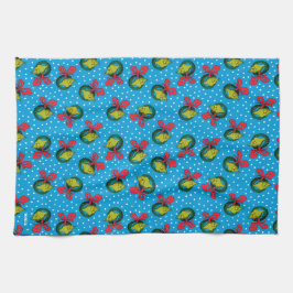 Dr. Seuss | knijpen | Kerst krans patroon Theedoek