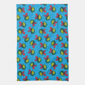 Dr. Seuss | knijpen | Kerst krans patroon Theedoek (Verticaal)