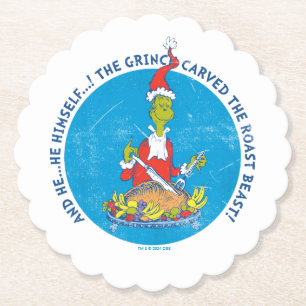 Dr. Seuss   knijpen   Kerstmis gebraden beest Kartonnen Onderzetters