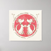 Dr. Seuss | knijpen | Max - Kerstmiscitaat Canvas Afdruk (Voorkant)