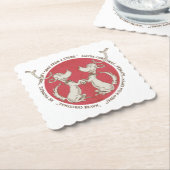 Dr. Seuss | knijpen | Max - Kerstmiscitaat Kartonnen Onderzetters (Gebogen)