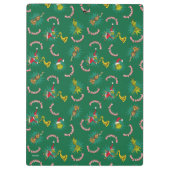 Dr. Seuss | knijpen | Merry Grinchmas Pattern Klembord (Achterkant)