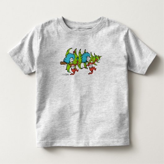 Dr. Seuss | knijpen | Thing One Thing Christmas Kinder Shirts (Voorkant)