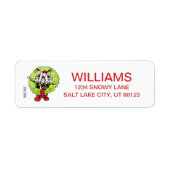 Dr. Seuss | knijpen | Who-ville Kerstvreugde Etiket (Voorkant)