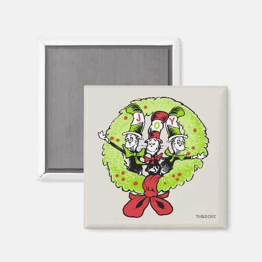 Dr. Seuss | knijpen | Who-ville Kerstvreugde Magneet (Voorkant / Achterkant)