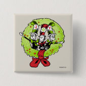 Dr. Seuss | knijpen | Who-ville Kerstvreugde Vierkante Button 5,1 Cm (Voorkant)