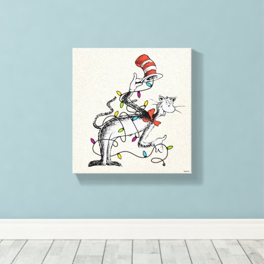 Dr. Seuss | Kwijting in de Pet Canvas Afdruk (Insitu (Houten vloer))