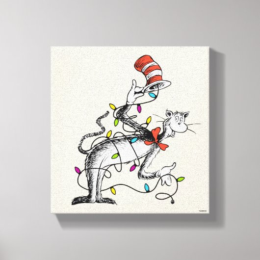 Dr. Seuss | Kwijting in de Pet Canvas Afdruk (Voorkant)