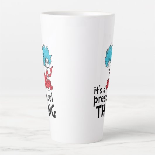 Dr. Seuss | Leraar Het is een kleuterschool ding Latte Mok (Voorkant)