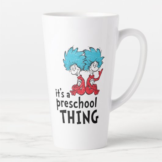 Dr. Seuss | Leraar Het is een kleuterschool ding Latte Mok (Rechts)