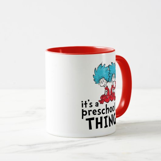 Dr. Seuss | Leraar Het is een kleuterschool ding Mok (Voorkant rechts)