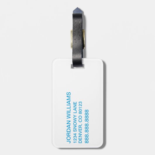 Dr. Seuss | Little Cats USA Petten Bagagelabel (Achterkant verticaal)