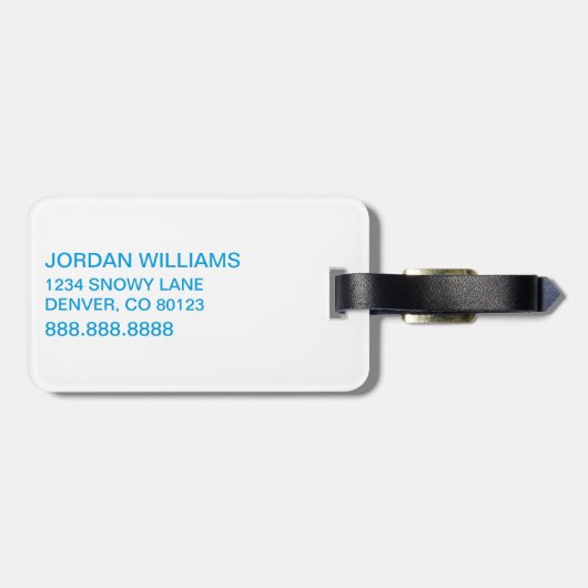 Dr. Seuss | Little Cats USA Petten Bagagelabel (Achterkant horizontaal)