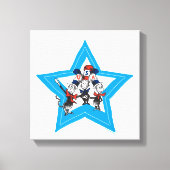 Dr. Seuss | Little Cats USA Petten Canvas Afdruk (Voorkant)