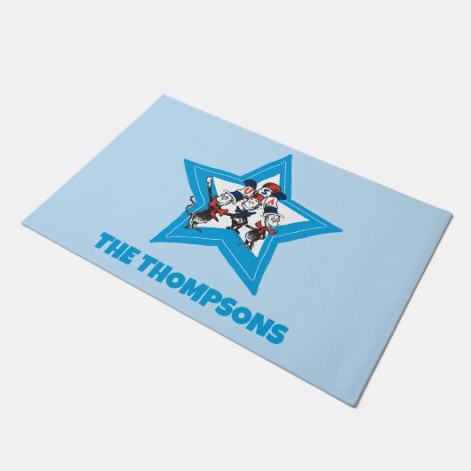 Dr. Seuss | Little Cats USA Petten Deurmat (Schuin)