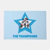 Dr. Seuss | Little Cats USA Petten Deurmat (Voorkant)