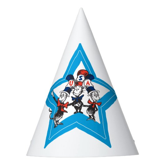 Dr. Seuss | Little Cats USA Petten Feesthoedjes (Voorkant)