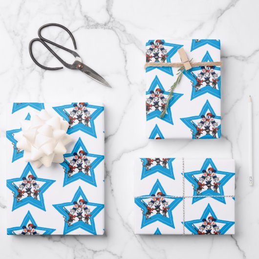 Dr. Seuss | Little Cats USA Petten Inpakpapier Vel (Voorkant)