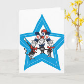 Dr. Seuss | Little Cats USA Petten Kaart (Gele Bloem)