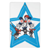 Dr. Seuss | Little Cats USA Petten Mini Klembord (Achterkant)
