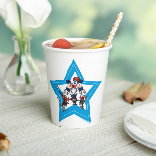 Dr. Seuss | Little Cats USA Petten Papieren Bekers (Insitu)