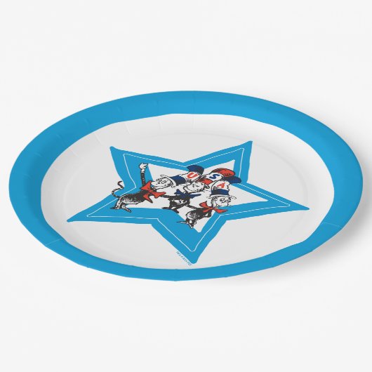 Dr. Seuss | Little Cats USA Petten Papieren Bordje (Gekanteld)