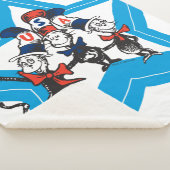 Dr. Seuss | Little Cats USA Petten Sherpa Deken (3/4)