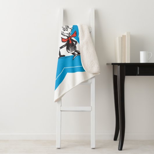 Dr. Seuss | Little Cats USA Petten Sherpa Deken (In situ)