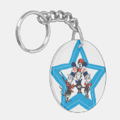 Dr. Seuss | Little Cats USA Petten Sleutelhanger (Voorkant Links)