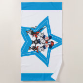 Dr. Seuss | Little Cats USA Petten Strandlaken (Voorkant)