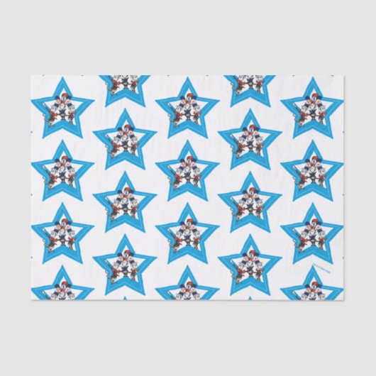 Dr. Seuss | Little Cats USA Petten Tissuepapier (Voorkant)