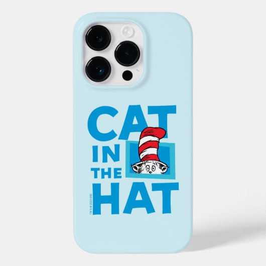 Dr. Seuss | Logo van de Kat in de Hoed Case-Mate iPhone Case (Achterkant)