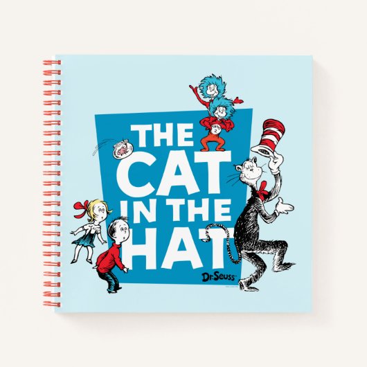 Dr. Seuss | Logo van De Kat in de Hoed - Personage Notitieboek (Voorkant)