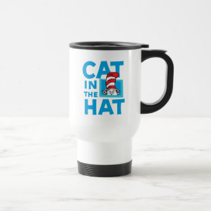 Dr. Seuss   Logo van de Kat in de Hoed Reisbeker