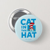 Dr. Seuss | Logo van de Kat in de Hoed Ronde Button 5,7 Cm (Voorkant /achterkant)