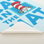 Dr. Seuss | Logo van de Kat in de Hoed Sherpa Deken (3/4)