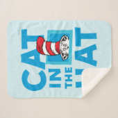 Dr. Seuss | Logo van de Kat in de Hoed Sherpa Deken (Voorkant (horizontaal))