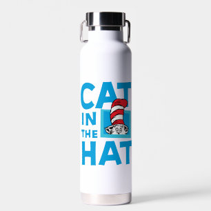 Dr. Seuss   Logo van de Kat in de Hoed Waterfles