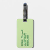 Dr. Seuss | Lorax - Geboren om groen te zijn Bagagelabel (Achterkant verticaal)