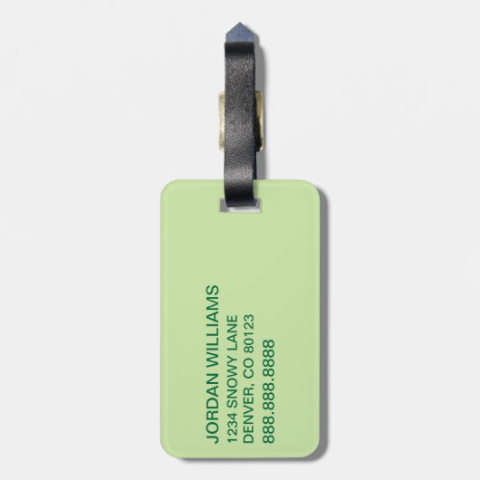 Dr. Seuss | Lorax - Geboren om groen te zijn Bagagelabel (Achterkant verticaal)